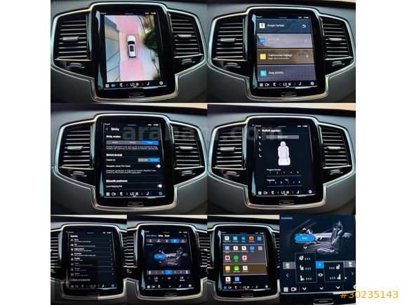 7KİŞİLİK 2023 VOLVO XC90 B5AWD PLUS DARK POLESTAR 265HP 24.000KM