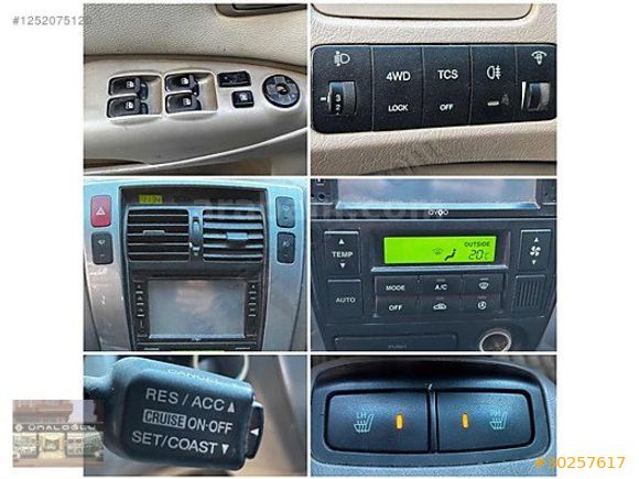 ÜNALOĞLUNDAN OTOMATİK 2005 TOCSON 2.0 CRDİ 4X4SANRUF DERİ ISITMA
