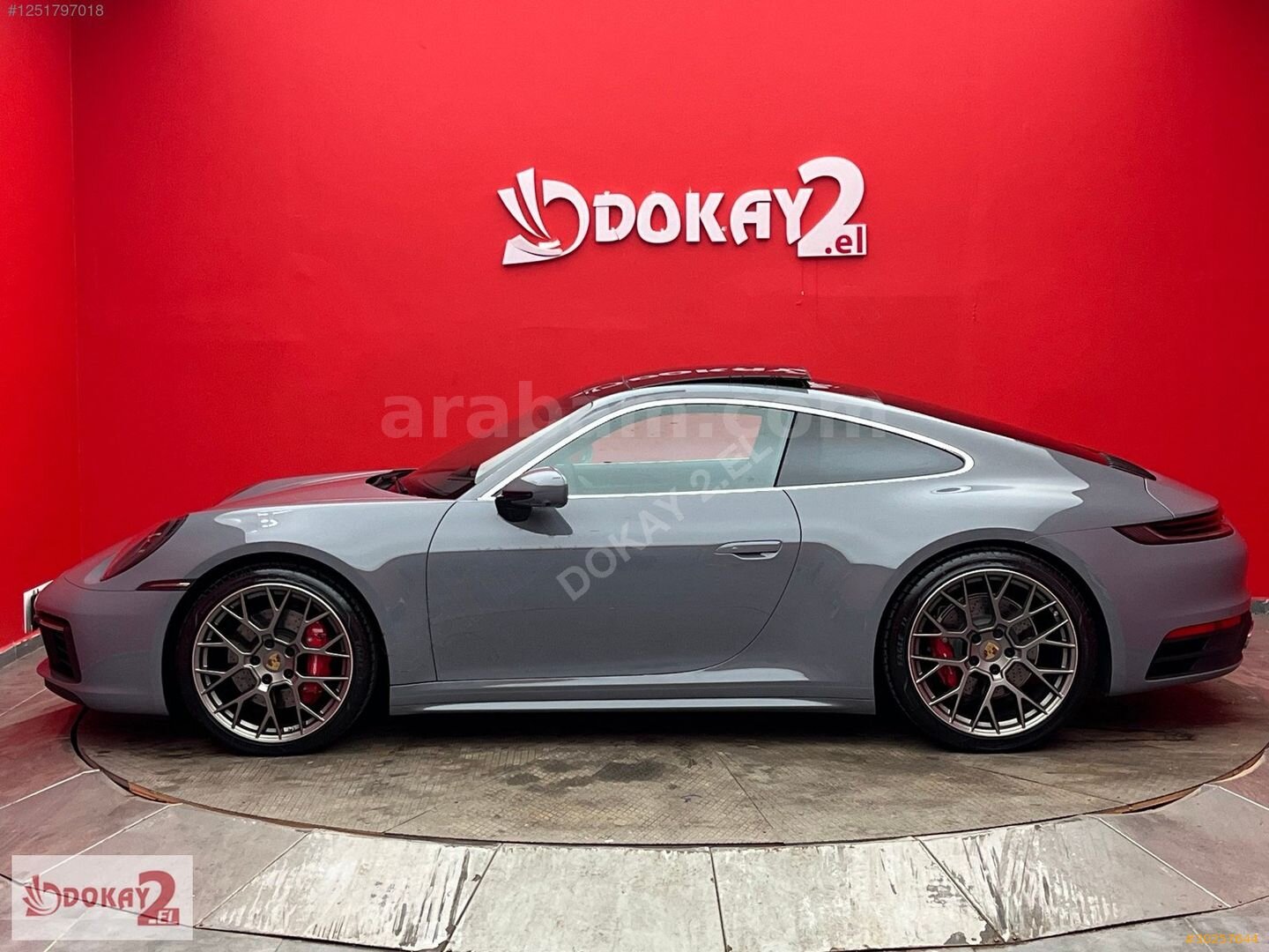 Galeriden Porsche 911 Carrera 4S 2023 Model İzmir 13.000 km Gri 7