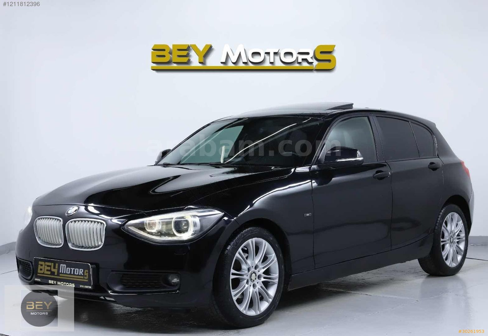 GALERİDEN BMW 1 SERİSİ 116D SPORT LİNE 2012 MODEL ADANA 217.000 KM SİYAH