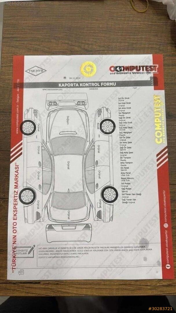 Galeriden Fiat Egea 1.3 Multijet Easy Plus 2022 Model Hatay 155.000 km Beyaz 2
