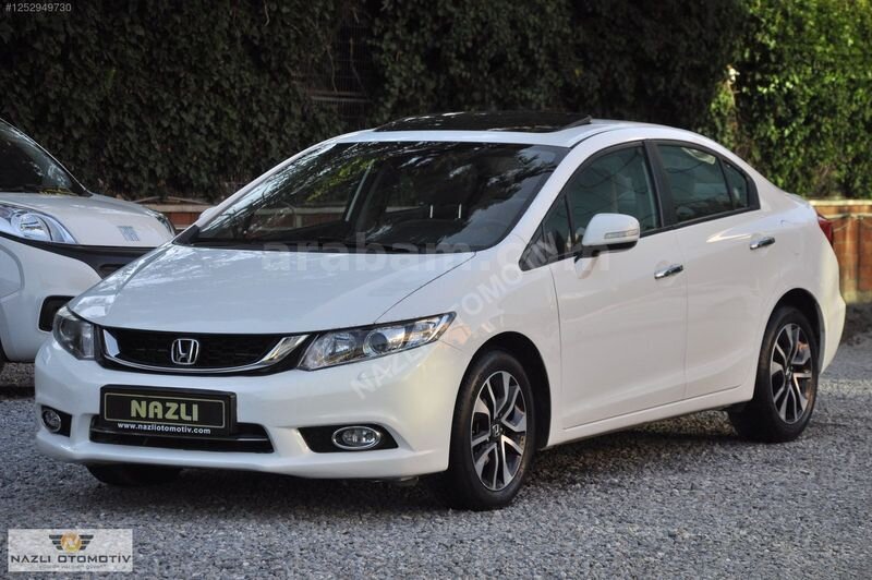 Galeriden Honda Civic 1.6i VTEC Eco Elegance 2015 Model İstanbul 176.000 km Beyaz