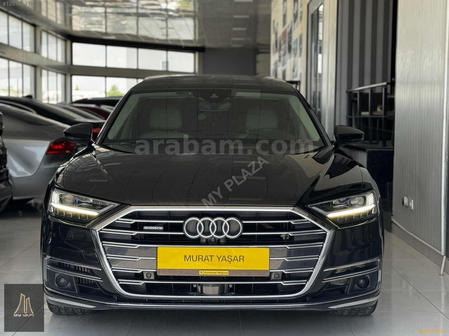 Galeriden Audi A8 50 TDI Quattro Long 2018 Model Eskişehir 187.000 km Siyah 1