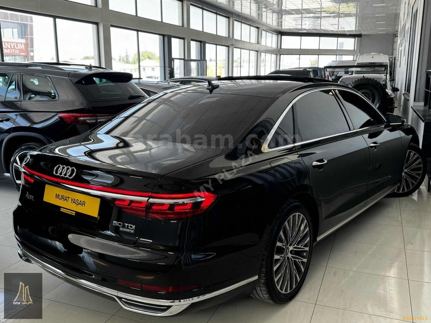 Galeriden Audi A8 50 TDI Quattro Long 2018 Model Eskişehir 187.000 km Siyah 6