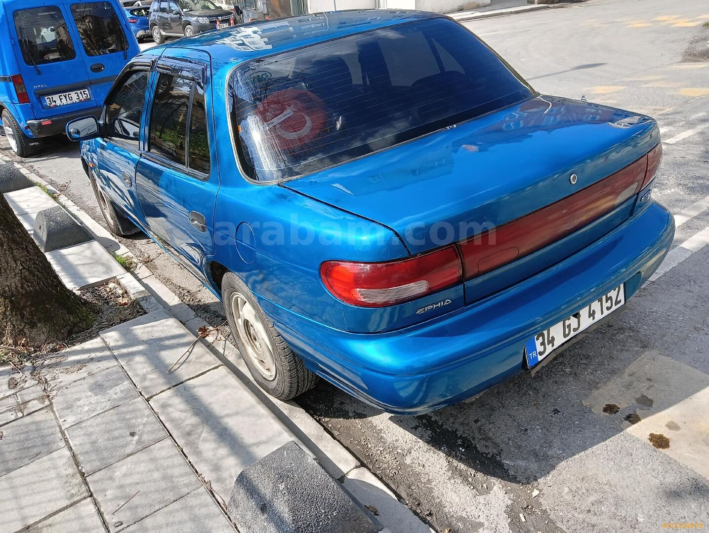Sahibinden Kia Sephia 1.6 GTX 1998 Model İstanbul 333.000 km Mavi 5