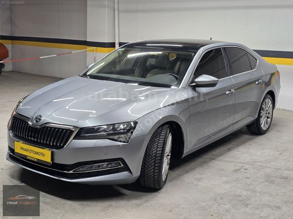 47.000 km de 2021 SKODA SUPERB PRESTİGE CAM TAVANLI BEJ DÖŞEME