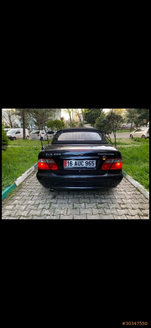 Sahibinden Mercedes - Benz CLK 200 Kompressor Avantgarde 2001 Model Bursa 287.000 km Siyah 7
