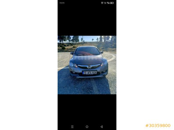 Sahibinden Honda Civic 1.6 Premium 2010 Model  289.000 km Füme