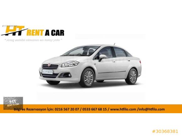 HT RENT A CAR'DAN FİAT-EGEA GÜNLÜK, HAFTALIK, AYLIK