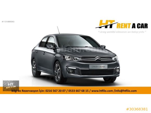 HT RENT A CAR'DAN FİAT-EGEA GÜNLÜK, HAFTALIK, AYLIK