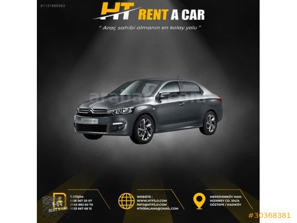HT RENT A CAR'DAN FİAT-EGEA GÜNLÜK, HAFTALIK, AYLIK