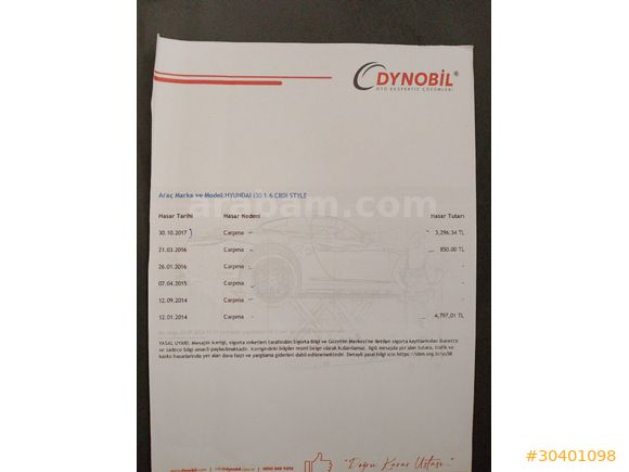 Sahibinden Hyundai i30 1.6 CRDi Style 2013 Model