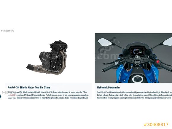 HAN MOTO\u0027DAN 2025 GSX-8R NAKİTE ÖZEL FİYAT