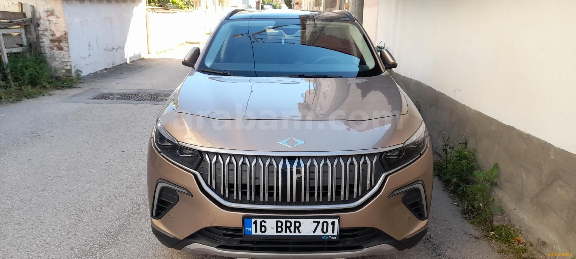 ÂCİLL YURTDIŞINA ÇIKACAĞIM İÇİN UYGUN FİYAT TOGG T10X V1 STANDART 2023 +19 ÇELİK JANT + CAM TAVAN+KONFOR PAKET 7