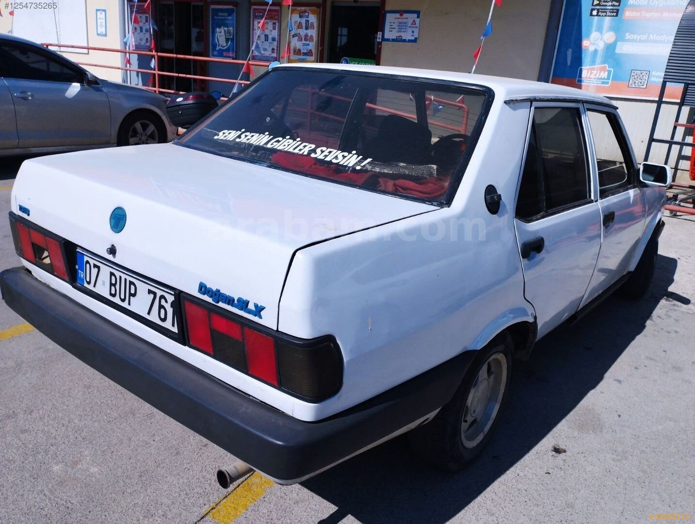 Galeriden Tofaş Şahin 1.6 1990 Model Antalya 250.878 km Beyaz 5