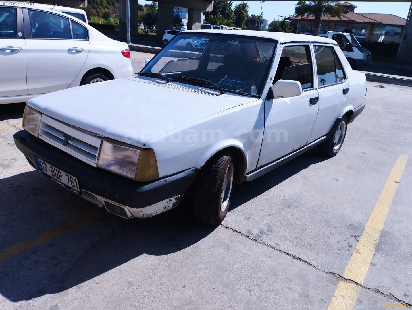 Galeriden Tofaş Şahin 1.6 1990 Model Antalya 250.878 km Beyaz 6