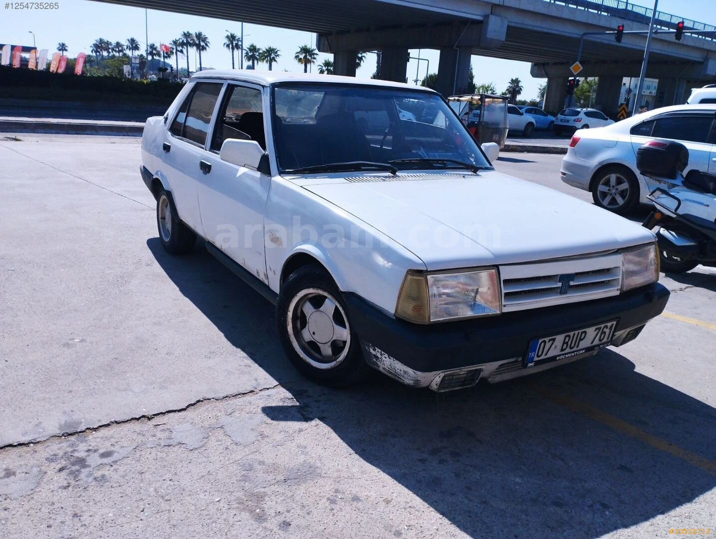 Galeriden Tofaş Şahin 1.6 1990 Model Antalya 250.878 km Beyaz 4