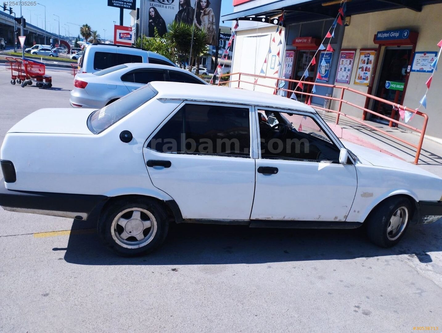 Galeriden Tofaş Şahin 1.6 1990 Model Antalya 250.878 km Beyaz 2