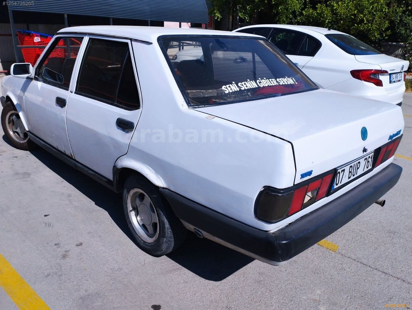 Galeriden Tofaş Şahin 1.6 1990 Model Antalya 250.878 km Beyaz 3