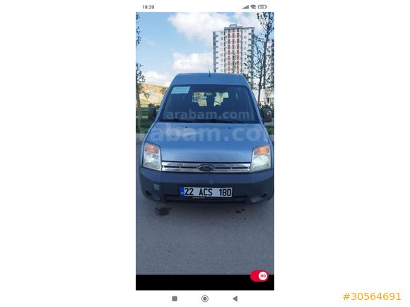 Galeriden Ford Tourneo Connect 90PS 2007 Model Gaziantep