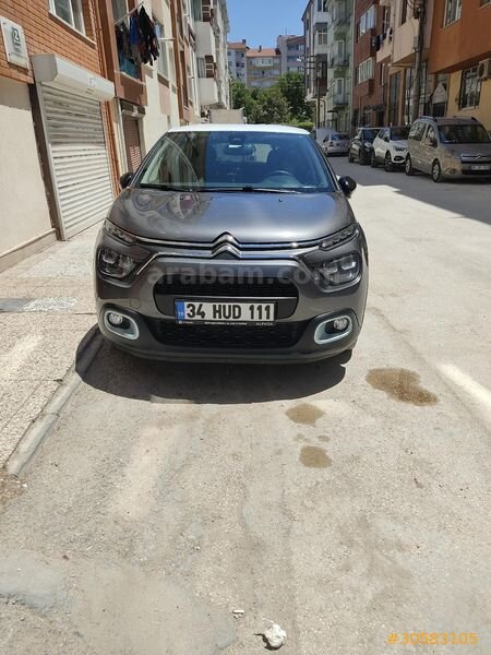 Sahibinden Citroen C3 1.2 PureTech Elle 2023 Model Eskişehir 88.000 km Gri (metalik)