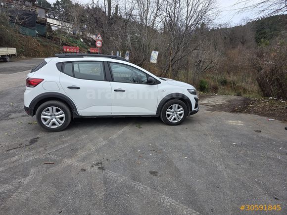 İLK SAHİBİNDEN 2023 HATASIZ GARANTİLİ DACİA SANDERO STEPWAY 1.0 TURBO 8 BİN KM GARAJ ARACI