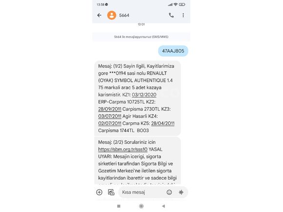 bu km bu fiyat yok