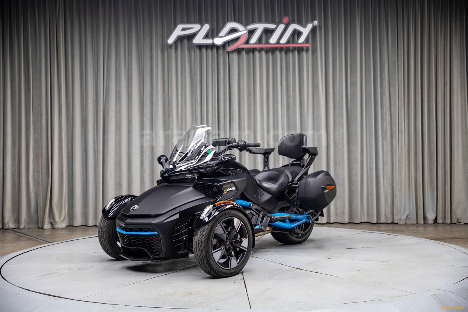 2023  CAN-AM F3 S SPYDER BLACK AKRAPOVİC_SİSY BAR_SES SISTEMI