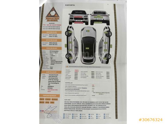 2020 DS7 1.5 BlueHDI 130 HP SO CHIC OPERA İLK SAHİBİ 50.000 KMDE