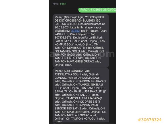 2020 DS7 1.5 BlueHDI 130 HP SO CHIC OPERA İLK SAHİBİ 50.000 KMDE