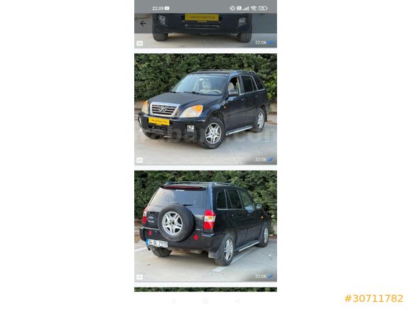 Sahibinden Chery Tiggo 1.6 Acteco Forza 2009 Model