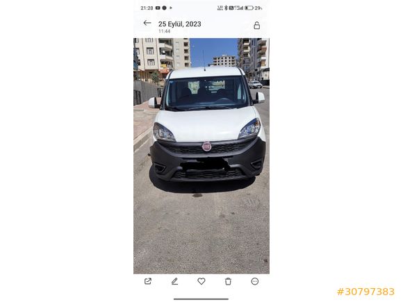 Emekli Sahibinden Temiz Fiat Doblo Cargo 1.6 Multijet Maxi Plus 2023 Model