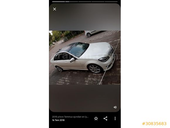 Sahibinden Mercedes - Benz C 180 Kompressor BlueEFFICIENCY AMG 2012 Model