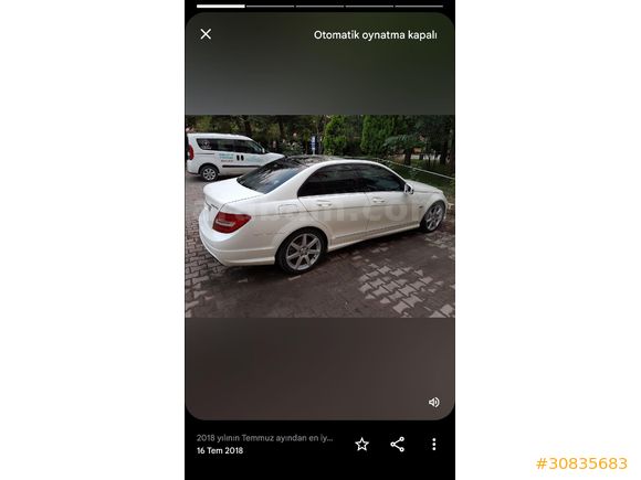 Sahibinden Mercedes - Benz C 180 Kompressor BlueEFFICIENCY AMG 2012 Model