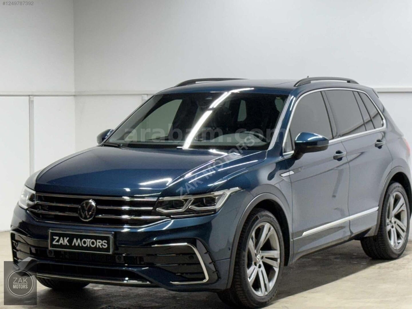 Galeriden Volkswagen Tiguan 1.5 TSI R-Line 2022 Model Ankara 16.500 km Mavi 6