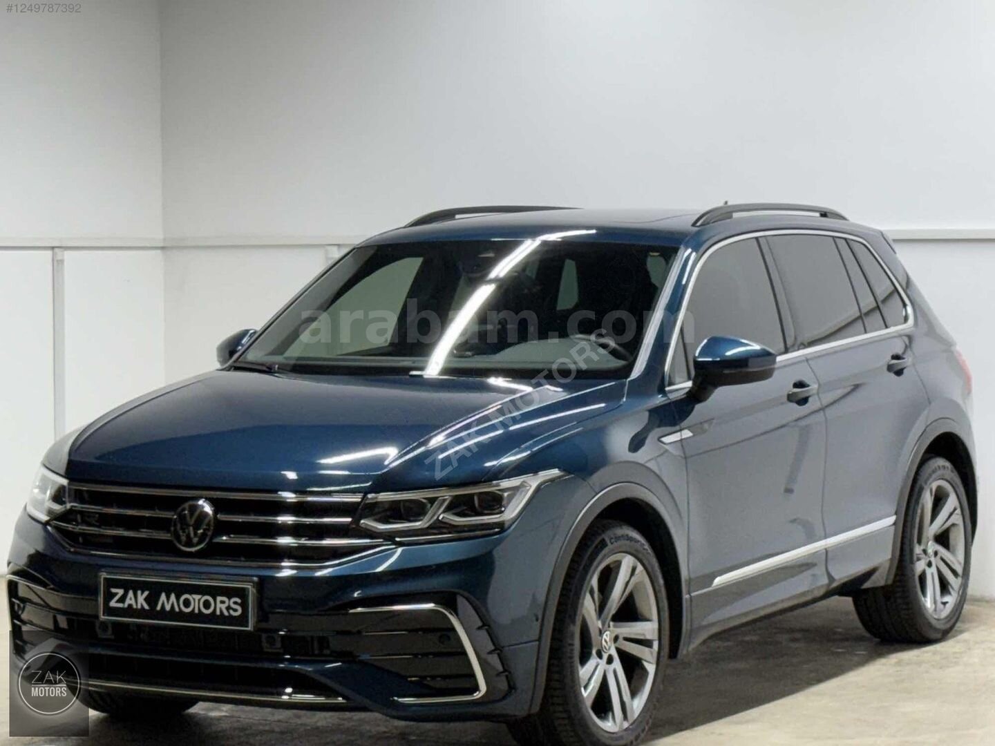Galeriden Volkswagen Tiguan 1.5 TSI R-Line 2022 Model Ankara 16.500 km Mavi 7