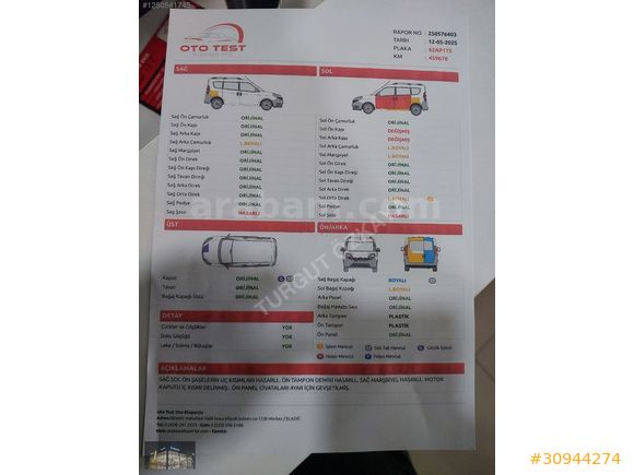 RENAULT YETKİLİ BAYİDEN 2014 DOKKER 1.5DİZEL 466.000KMDE