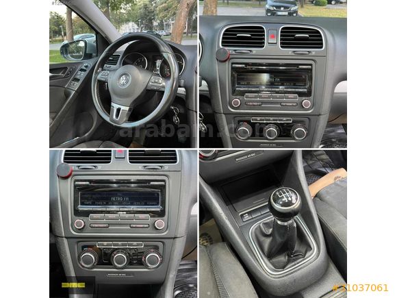 2012 VW GOLF VI 1.4 TSI COMFORTLİNE - 153.ooo Km'de - MANUEL VTS