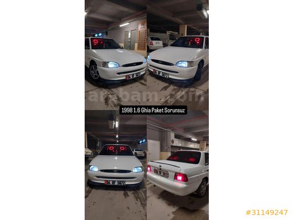Sahibinden Ford Escort 1.6 Ghia 1998 Model