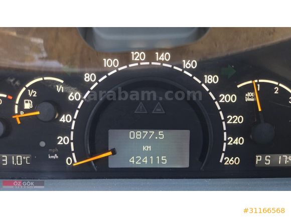 2000 MOD S 320 CDI NADİR TEMİZLİKDE BULUNANLARDAN