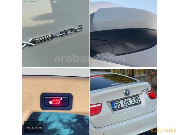 //OĞUZ AUTODAN// X6 4.0 XDRİVE 306HP BAYİ HATASIZ FUL SERVİS BAK