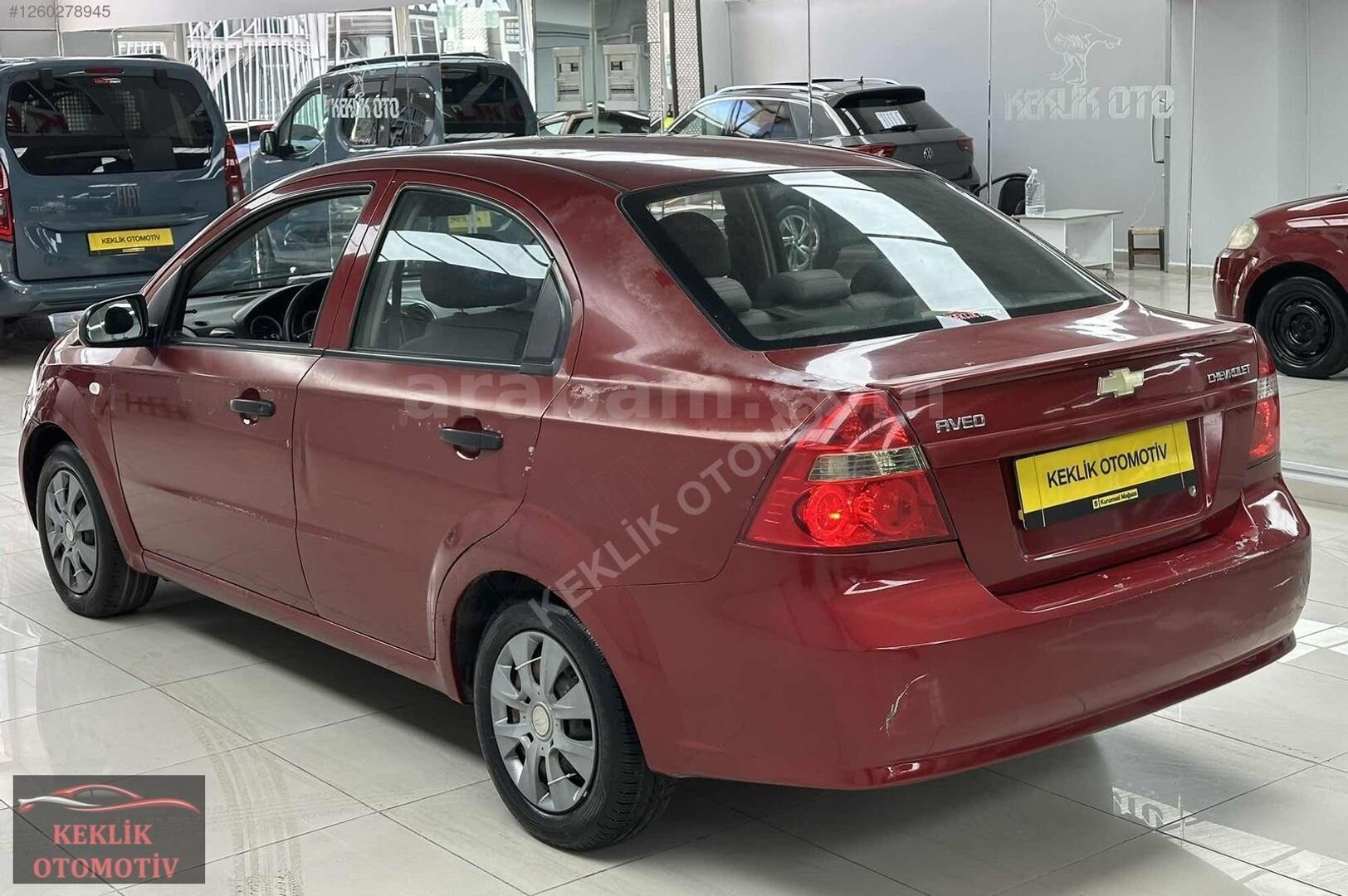2009 CHEVROLET AVEO 1.2 LS KLİMALI 4 LASTİK SIFIR MOTOR SIFIR 5
