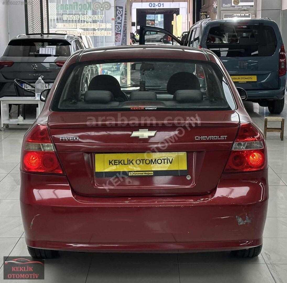 2009 CHEVROLET AVEO 1.2 LS KLİMALI 4 LASTİK SIFIR MOTOR SIFIR 4
