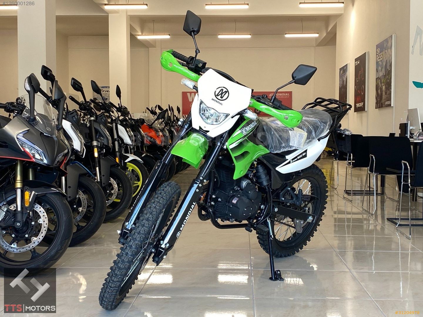 Galeriden Mondial X-Treme Max 200i 2025 Model Kayseri 0 km Yeşil