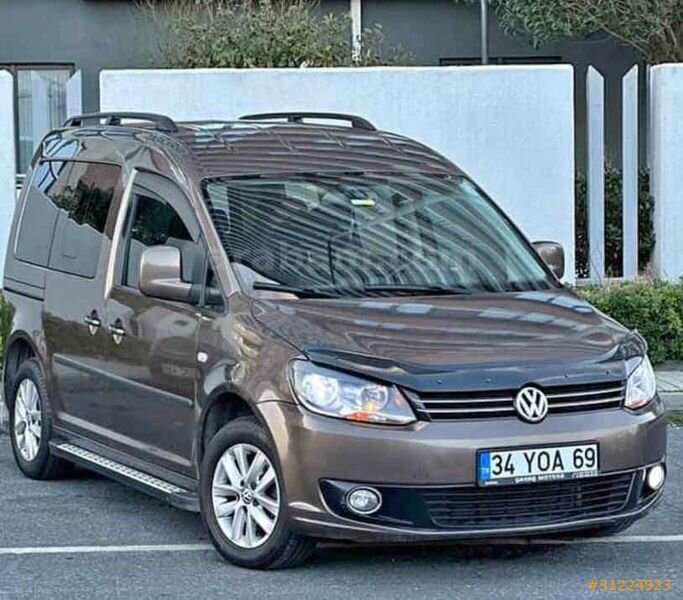 Sahibinden Volkswagen Caddy 1.6 TDI Comfortline 2012 Model İstanbul 329.000 km Kahverengi