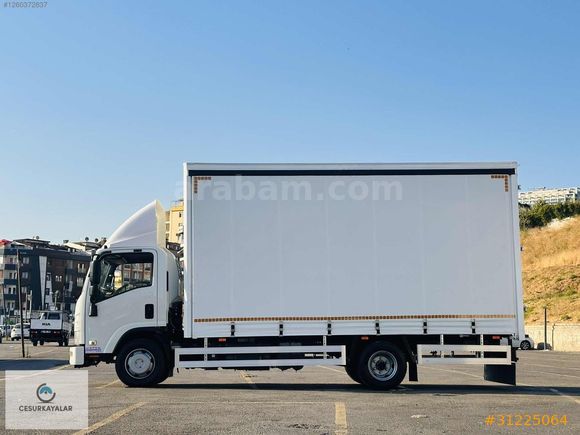 CESURDAN 2020 MODEL ISUZU NPR 10 LONG SIFIR KAYAR PERDELİ KASA