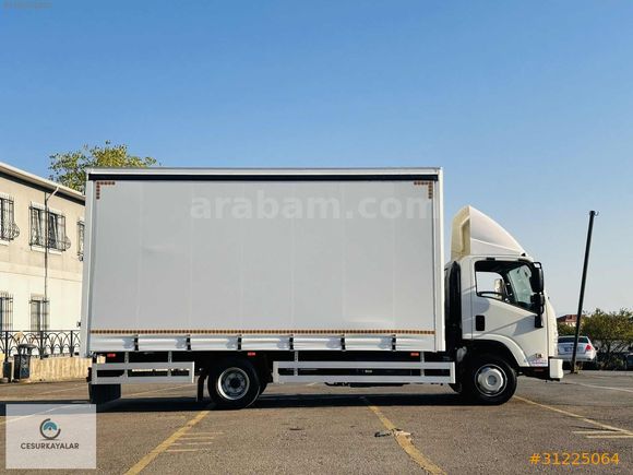 CESURDAN 2020 MODEL ISUZU NPR 10 LONG SIFIR KAYAR PERDELİ KASA
