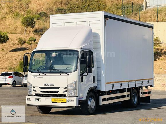 CESURDAN 2020 MODEL ISUZU NPR 10 LONG SIFIR KAYAR PERDELİ KASA