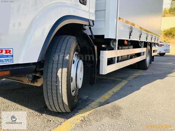 CESURDAN 2020 MODEL ISUZU NPR 10 LONG SIFIR KAYAR PERDELİ KASA