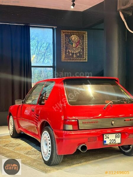 Galeriden Peugeot 205 1.9 GTi 1992 Model İstanbul 125.803 km Kırmızı
